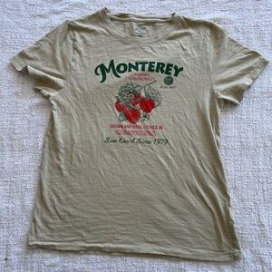 J. Crew Monterey Strawberries Graphic Tee